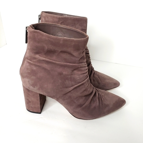 1. State Saydie suede leather ankle bootie - Picture 3 of 14